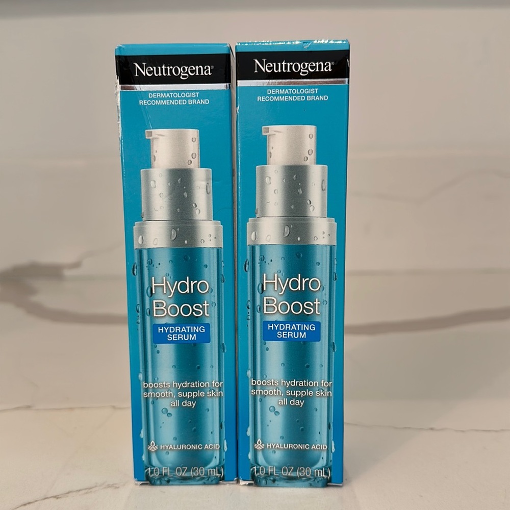 Neutrogena Hydro Boost Hydrating Hyaluronic Acid Serum x 2